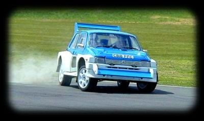 Sideways 6R4 action at Castle Combe